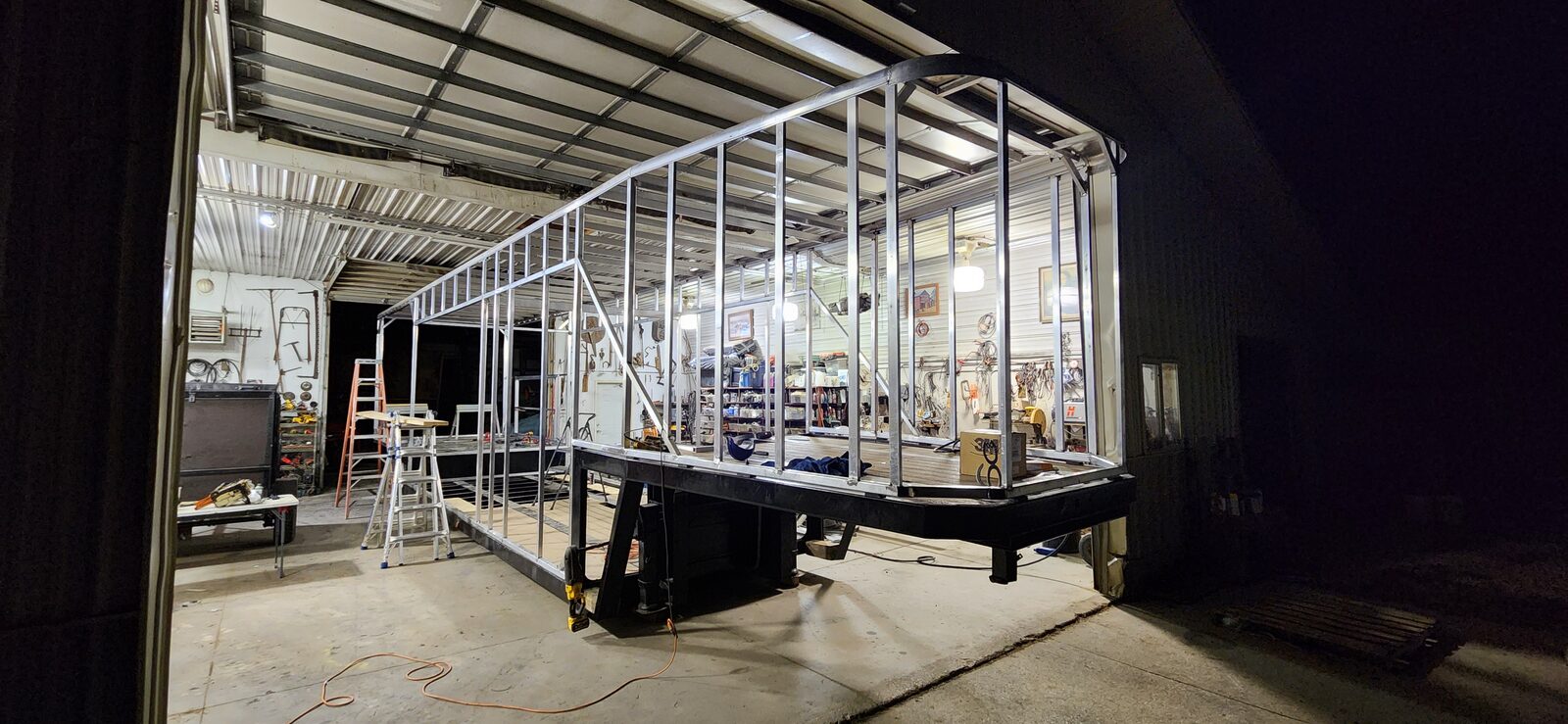 Custom trailer frame